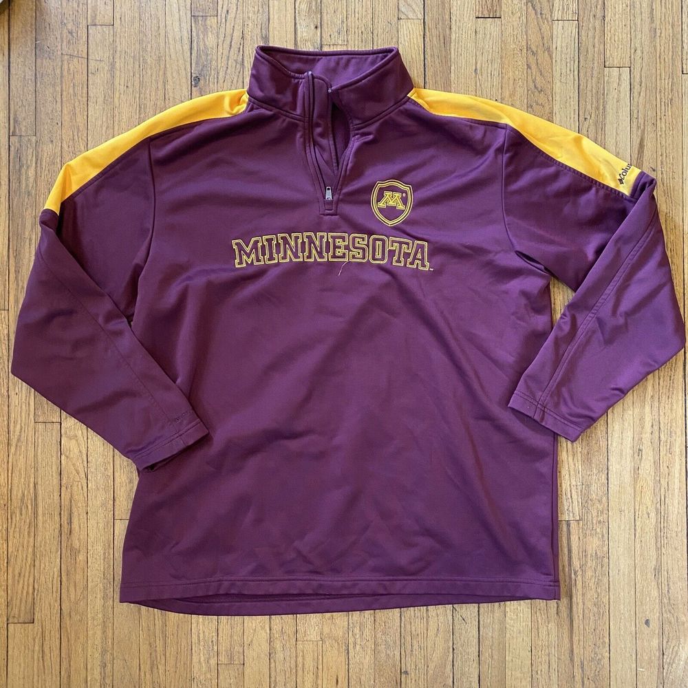University Of Minnesota Columbia 1/4 Zip Pullover